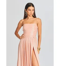 Retrofete Jacie Dress in Peach Size XS / AU 4 for rent on The Volte - image 4