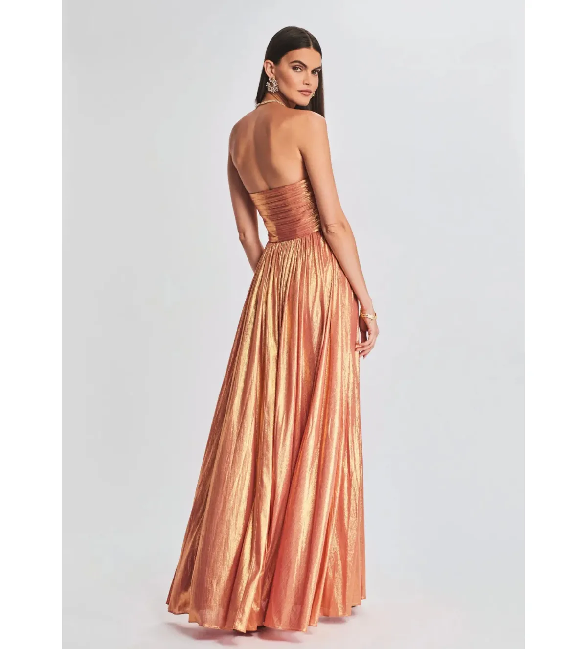 Retrofete Waldorf Dress in Apricot Size M / AU 10 - Image 4