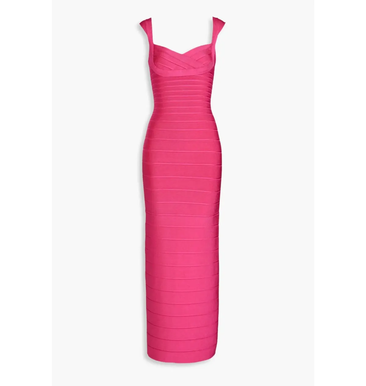Herve Leger Sweetheart Gown Pink Size XS / AU 6 - Image 4