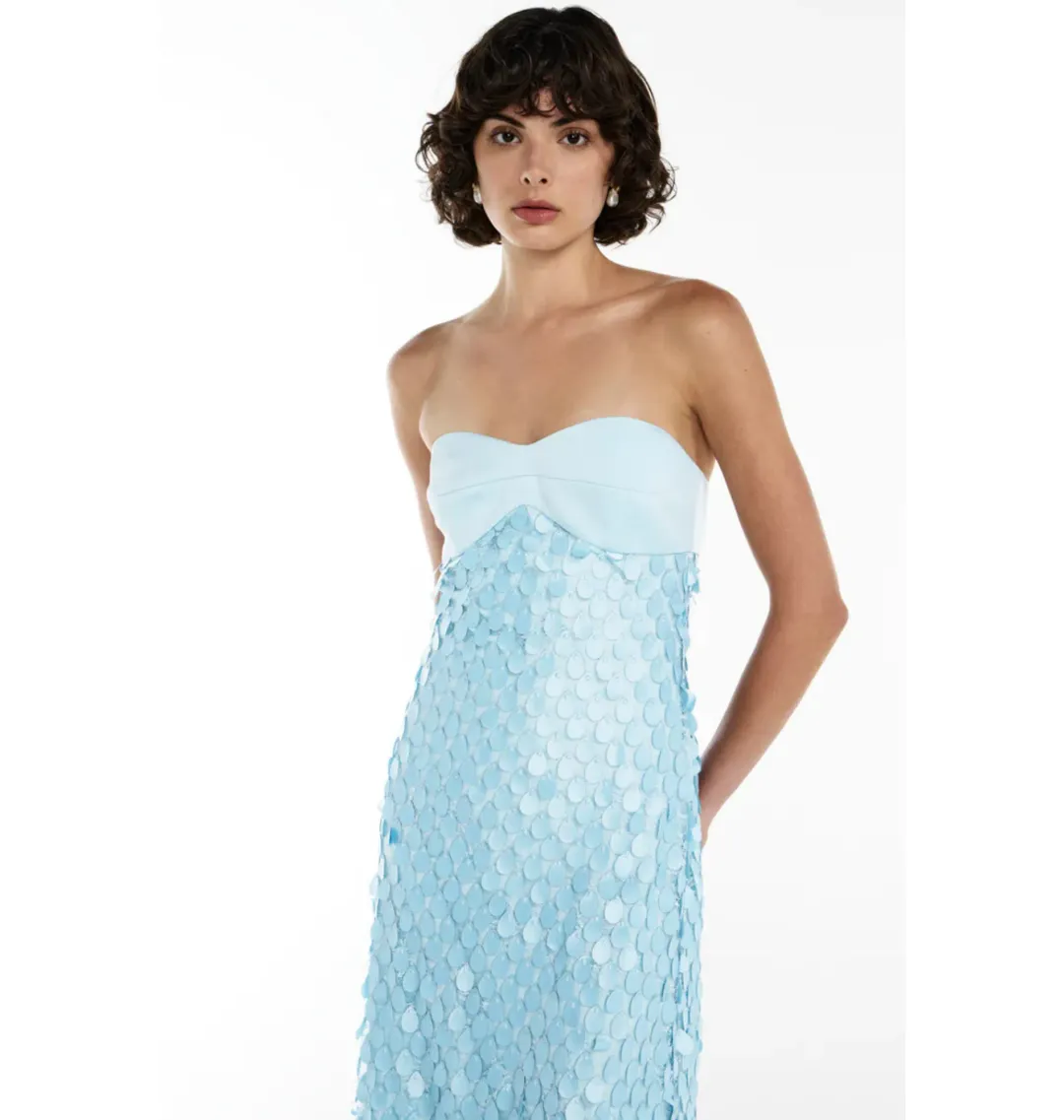 Manning Cartell Supreme Extreme Balconette Dress Blue Size AU 10 for rent on The Volte - main image