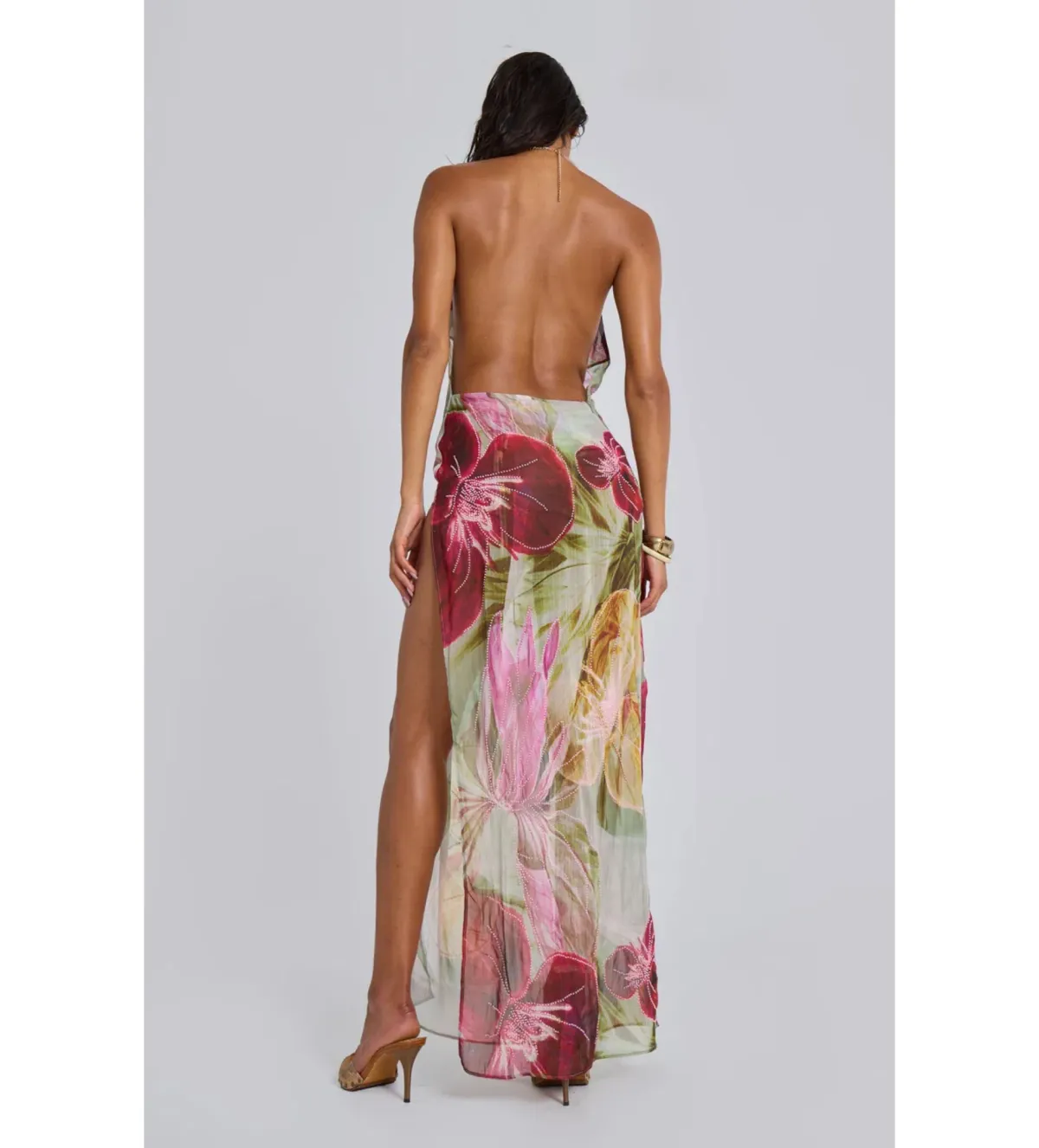 Jaded London Dahlia Maxi Dress Size AU 8 - Image 2