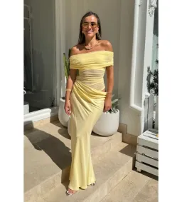 Benni Butter Nico Off Shoulder Maxi Size AU 8 for rent on The Volte - image 1