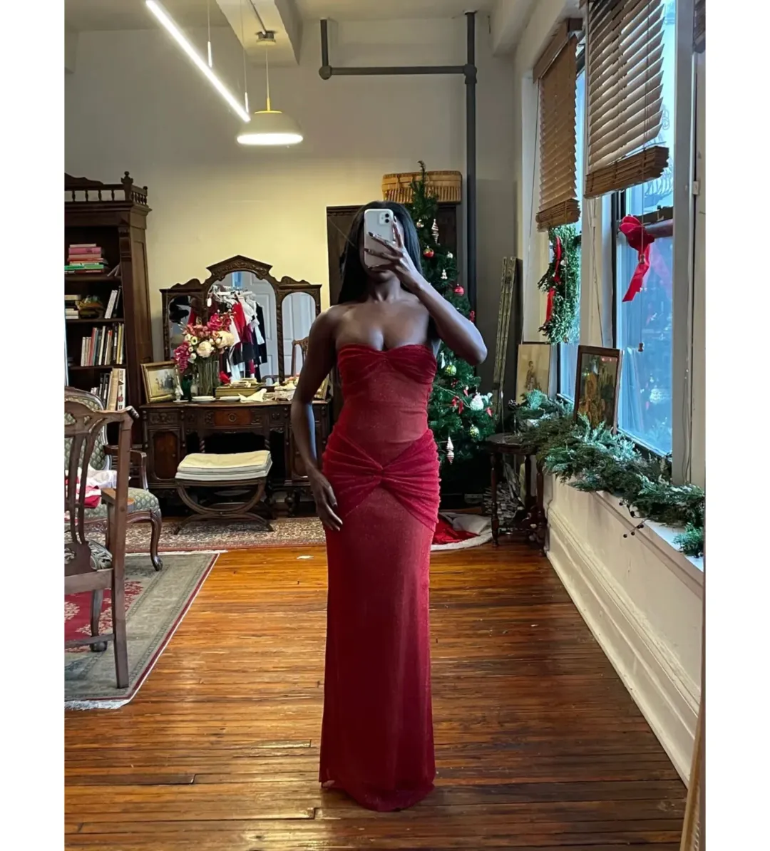 Mirror Palais Starlite Dress in Red Size 6/XS for rent on The Volte - main image