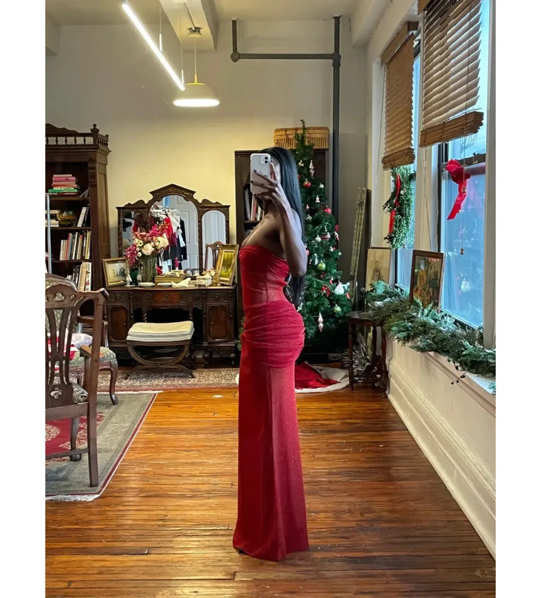 Mirror Palais Starlite Dress in Red Size 6/XS for rent on The Volte - main image