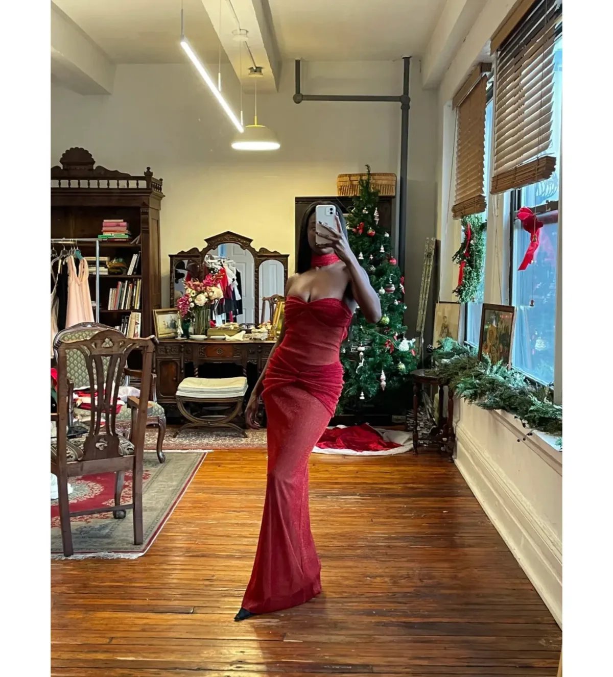 Mirror Palais Starlite Dress in Red Size 6/XS for rent on The Volte - main image