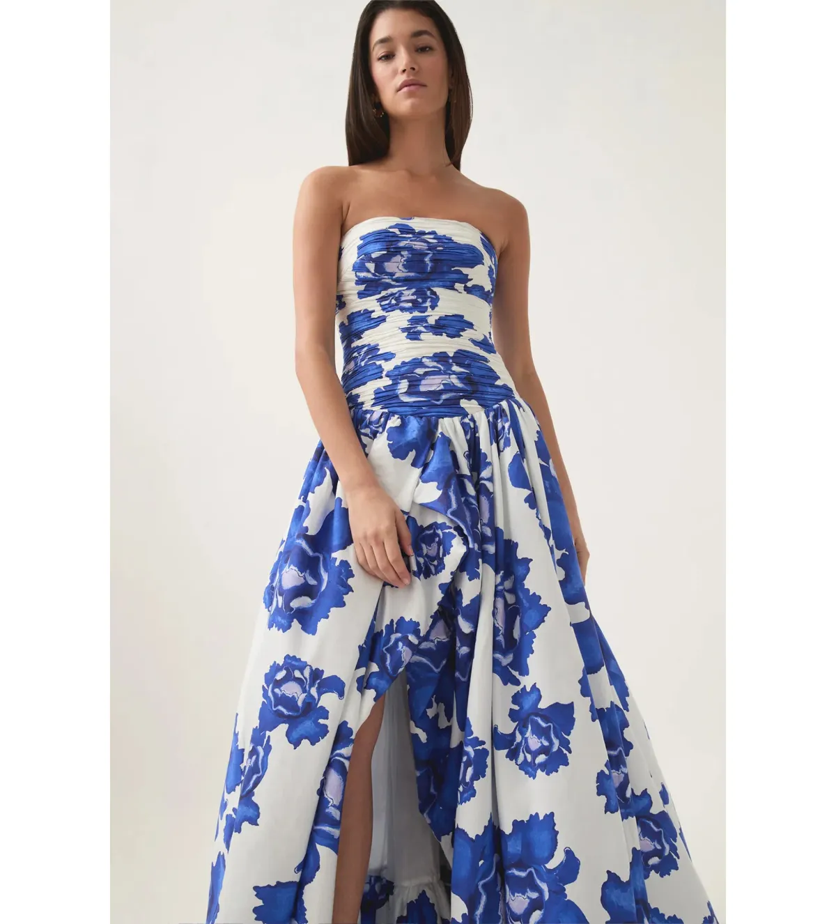 Aje Behold Maxi Dress in Boldly Blooming Cobalt Size 6 - Image 4