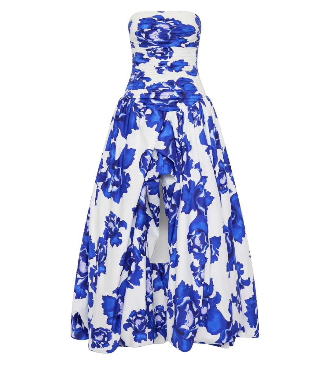 Aje Behold Maxi Dress in Boldly Blooming Cobalt Size 8 for rent on The Volte - main image