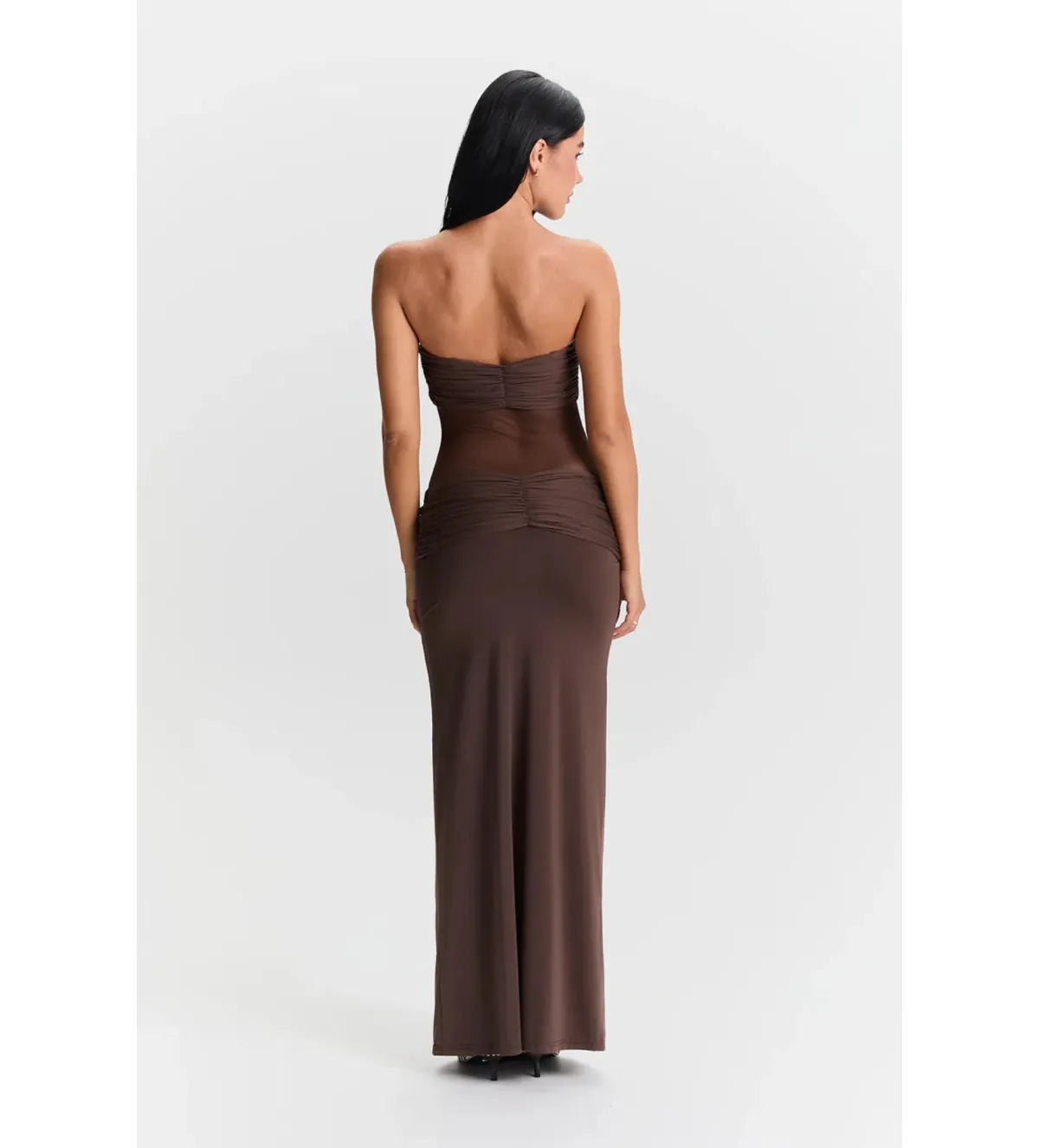 Sasha Therese Amara Maxi Dress Brown Size XS/AU 6 - Image 4