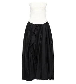 Aje Ivory Violette Bubble Hem Maxi in Black/white Size AU 6 for rent on The Volte - image 5