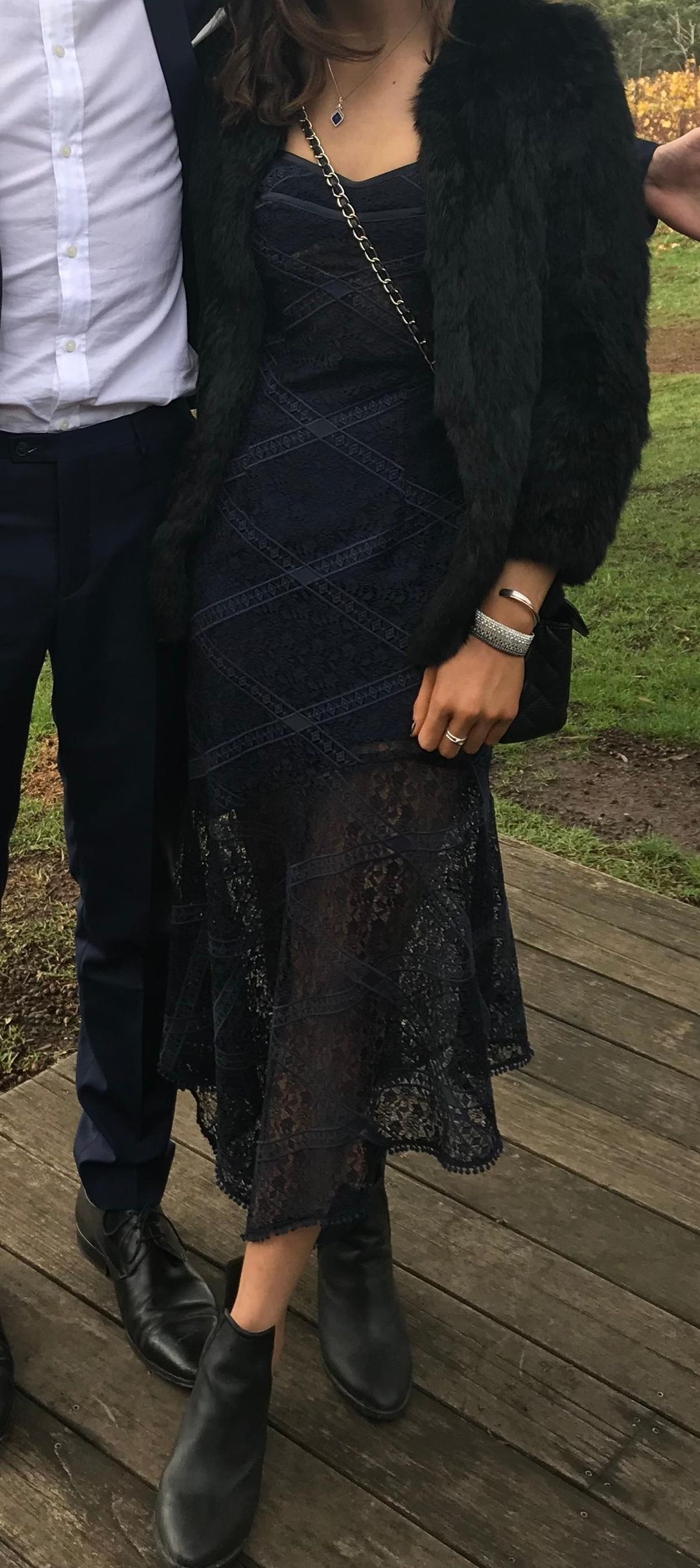 Manning Cartell dress Navy Size 8 for rent on The Volte - main image