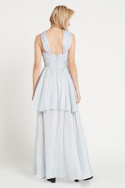 Aje Fraser Maxi Dress Blue Size 8 for rent on The Volte - image 2