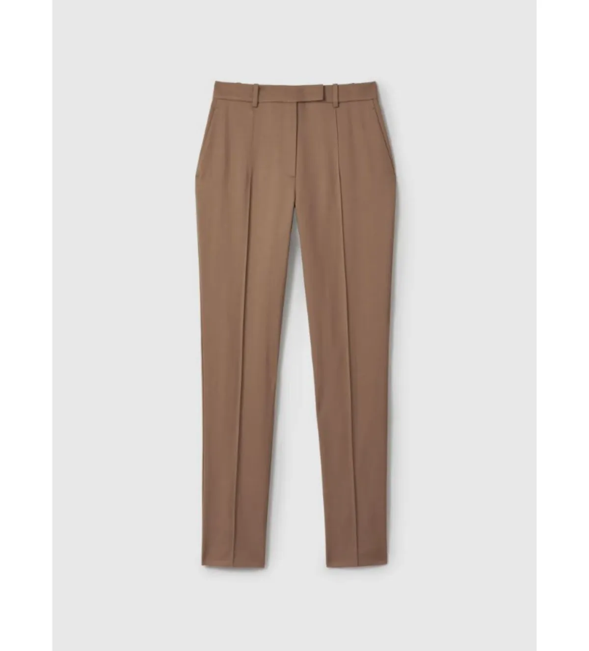 Reiss Wren Slim Fit Suit Trousers Mink Neutral Size AU 8 - Image 5