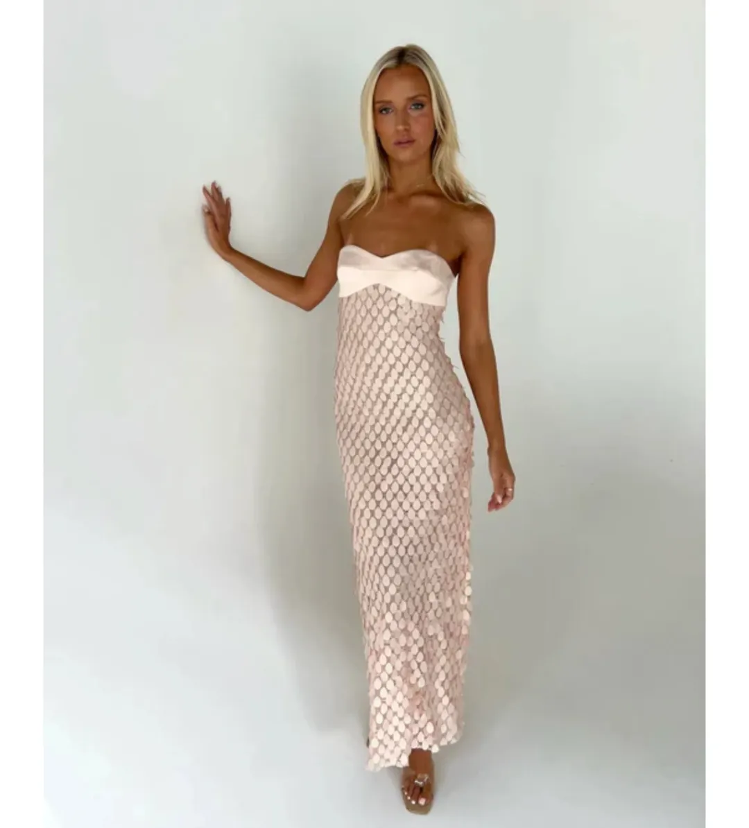 Manning Cartell Supreme Extreme Balconette Gown Rosewater Size M/AU 10 for rent on The Volte - main image