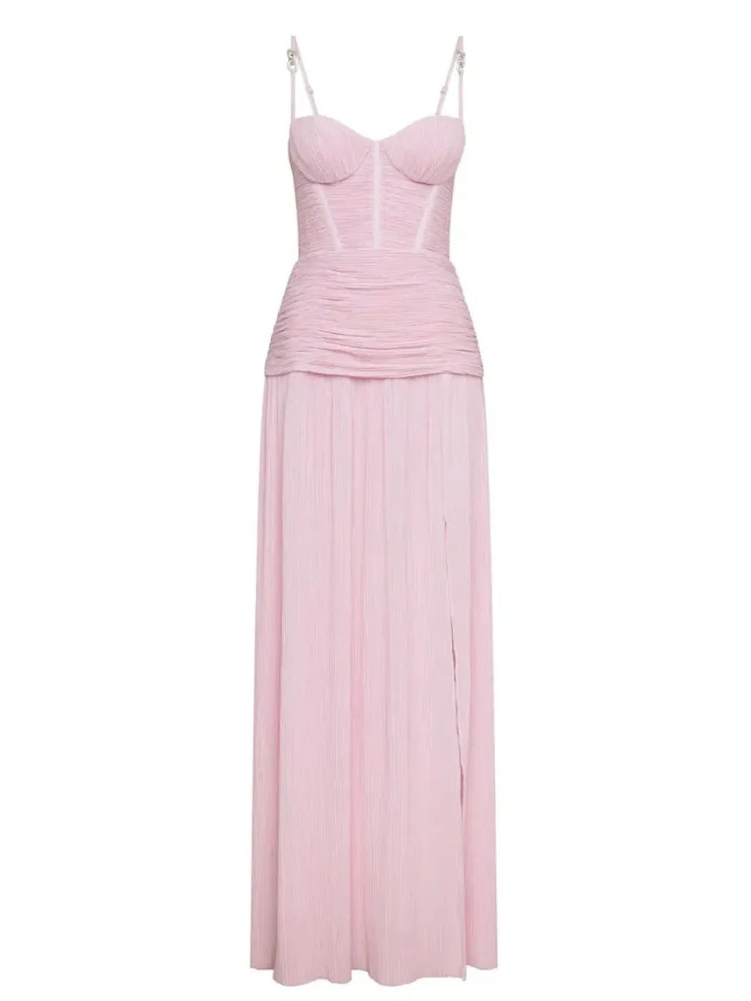 Manning Cartell Double Time Pleat Dress in Hydrangea Size AU4 for rent on The Volte - main image