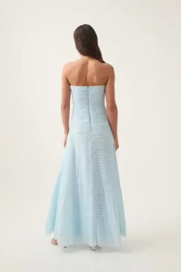 Aje Blue Soundscape Maxi Dress Blue Size 10 for rent on The Volte - image 2