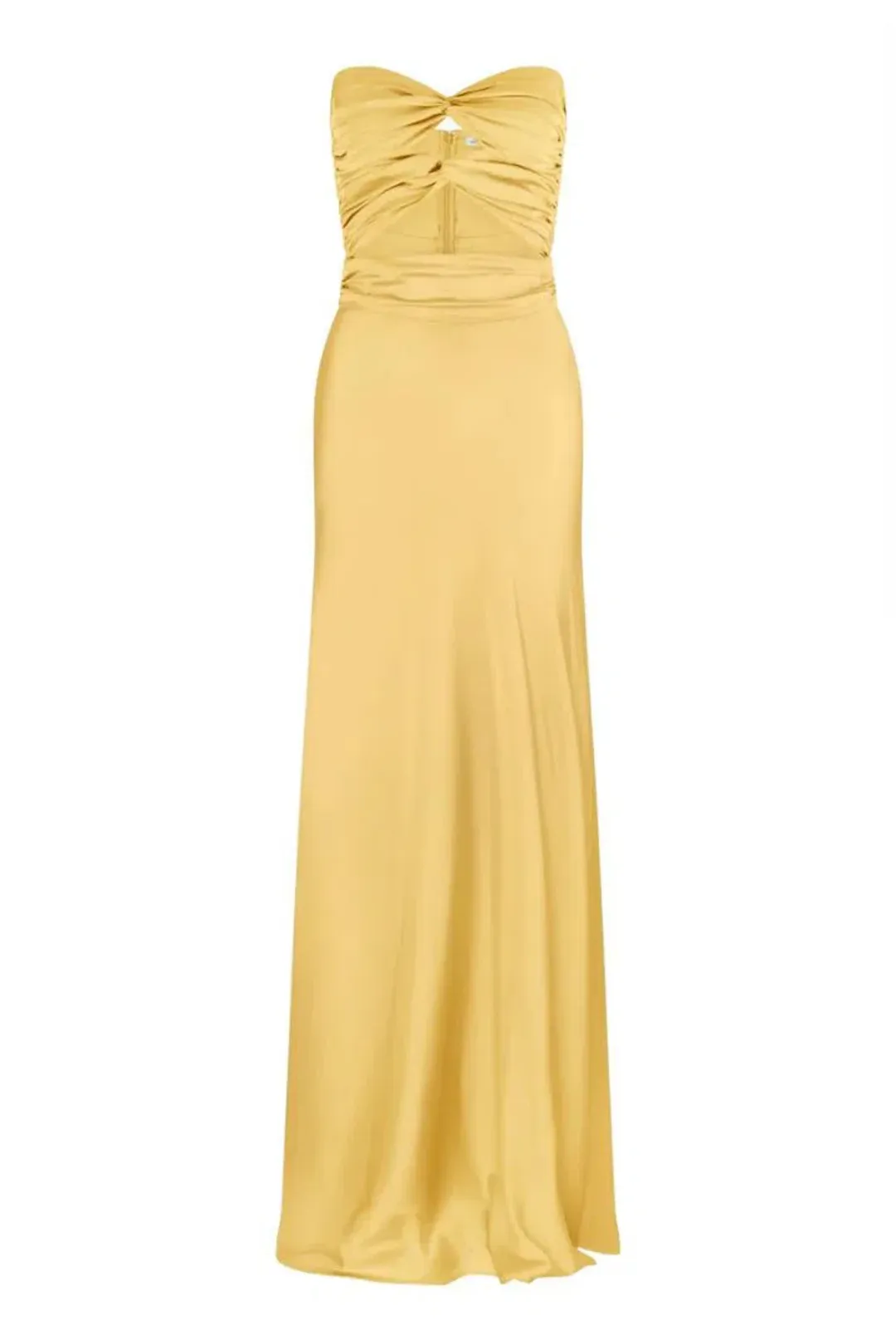 Hntr The Label Inka Gown in Gold Sun Size S/AU8 for rent on The Volte - main image