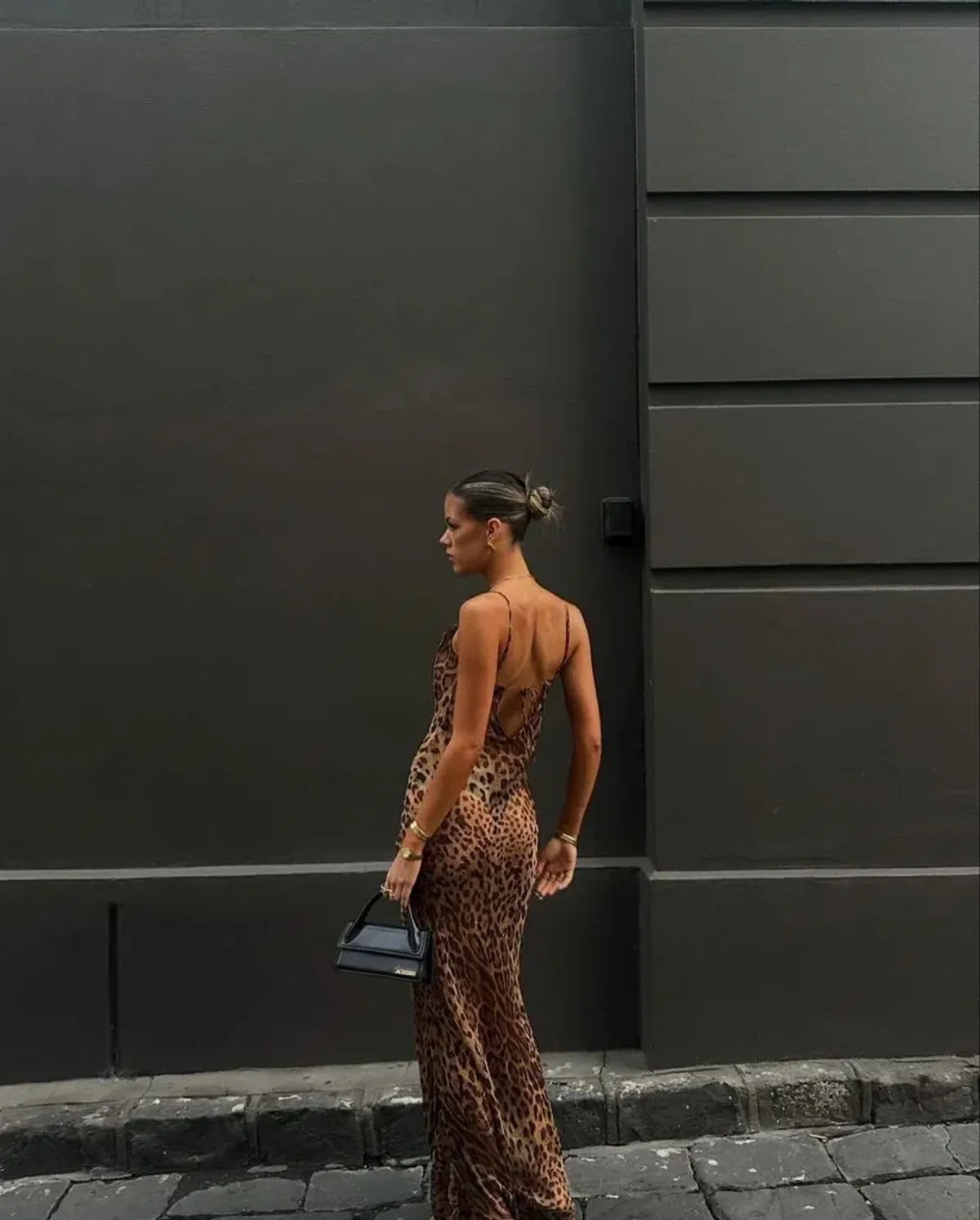 Rat And Boa Valentina Maxi Dress in Leopard Print Size XS/AU 6 - Image 3