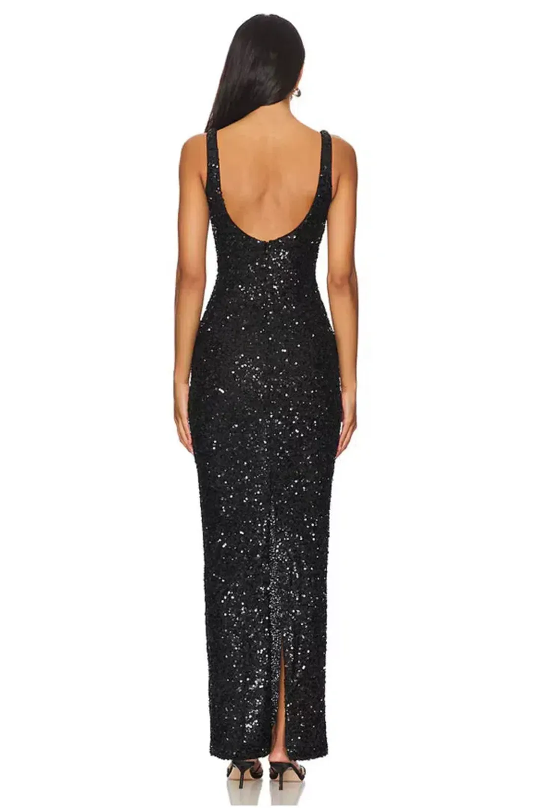 Nbd Janhvi Maxi Dress Black Size AU 10 for rent on The Volte - main image