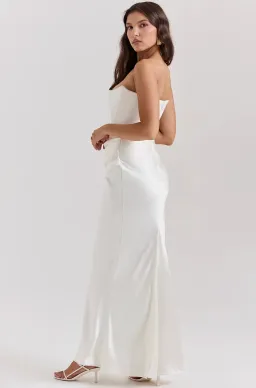 House of Cb Strapless Corset Dress Ivory Size XS / AU 6 for rent on The Volte - image 2