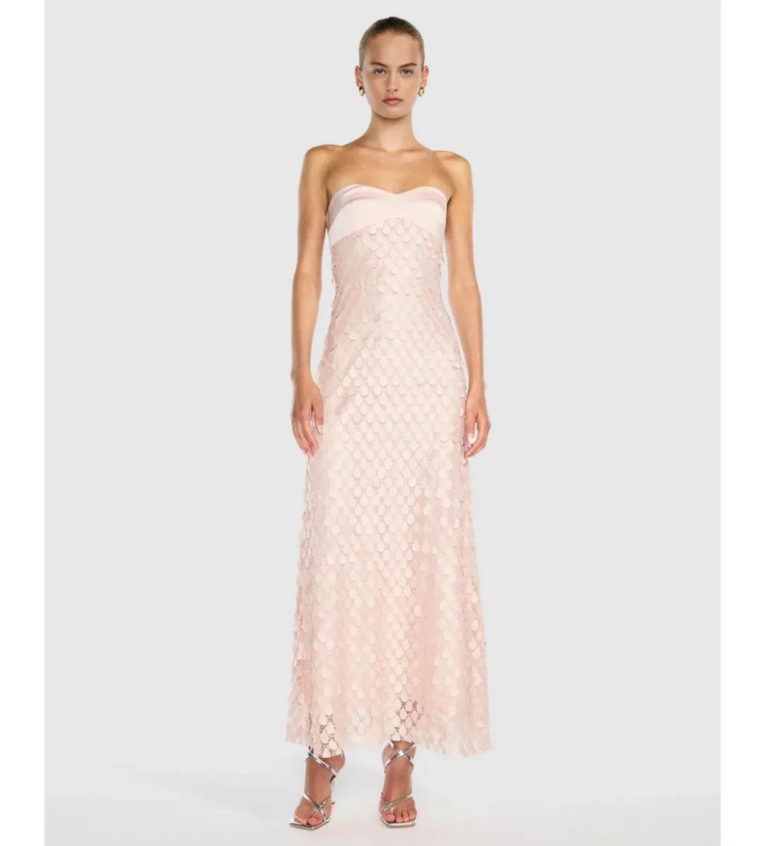 Manning Cartell Supreme Extreme Balconette Maxi Dress Rosewater Size AU 4 for rent on The Volte - main image