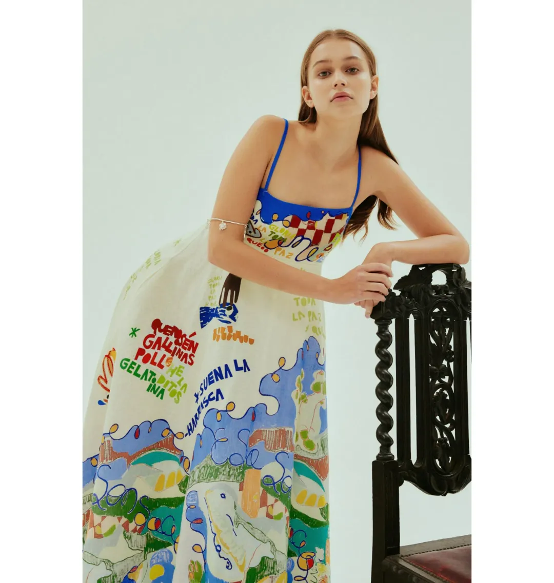 Alemais Nadia Sundress Print Size AU 10 for rent on The Volte - main image