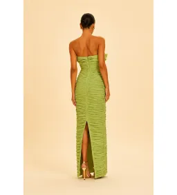 Rachel Gilbert Jensen Maxi Gown in Green Dress Size AU12 for rent on The Volte - image 2