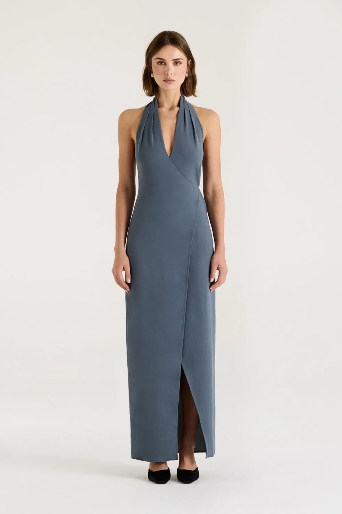 Henne Vida Slate Dress Maxi Size AU 6 for rent on The Volte - main image