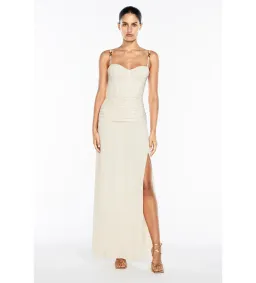 Manning Cartell Double Time Pleat Maxi Dress Nougat Size M/AU 10 for rent on The Volte - image 1