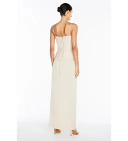 Manning Cartell Double Time Pleat Maxi Dress Nougat Size M/AU 10 for rent on The Volte - image 7