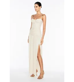 Manning Cartell Double Time Pleat Maxi Dress Nougat Size M/AU 10 for rent on The Volte - image 6