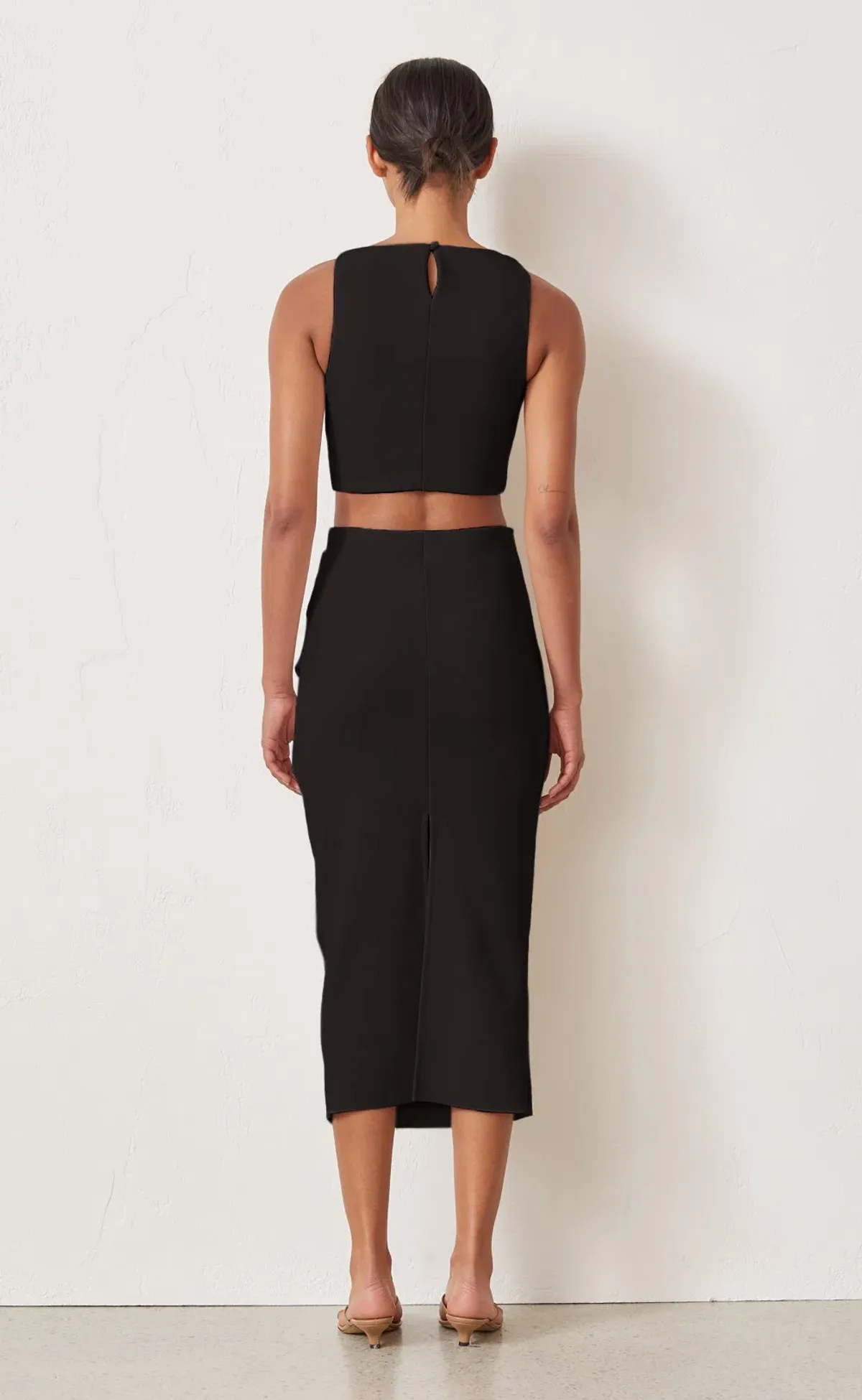Bec & Bridge Raphaela Top and Skirt Set Black Size 6 - Image 3