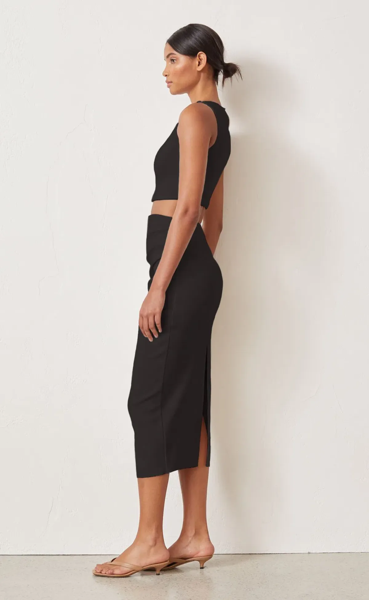 Bec & Bridge Raphaela Top and Skirt Set Black Size 6 - Image 2