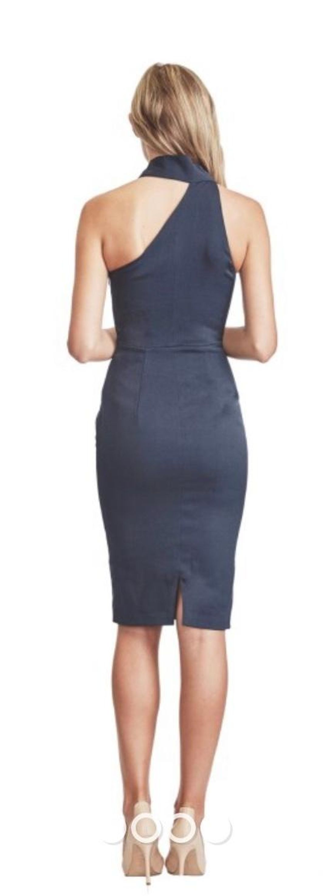 Elle Zeitoune Harper Dress Navy Size 6 for rent on The Volte - main image