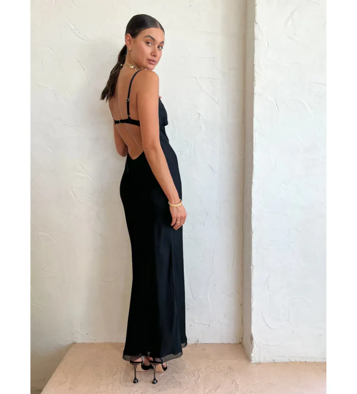 Bec Bridge Joelle Maxi Black Size M/AU 10 - Image 4