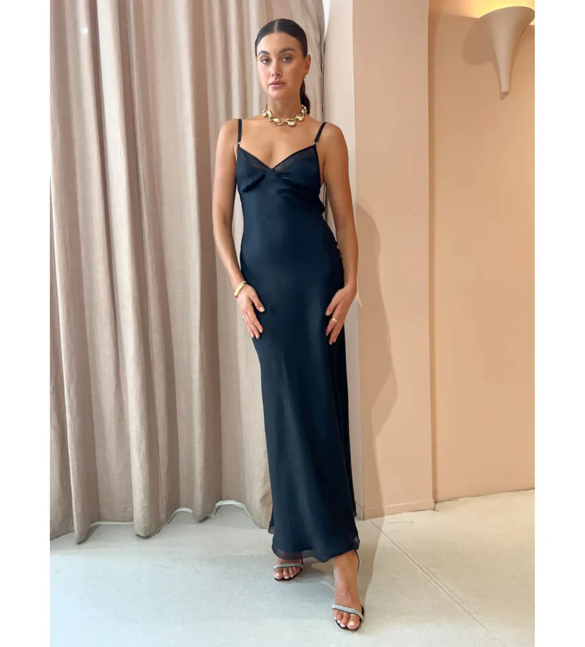 Bec Bridge Joelle Maxi Black Size M/AU 10 for rent on The Volte - main image