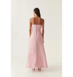 Aje Soundscape Maxi Dress Chalk Pink Size AU 6 for rent on The Volte - image 3