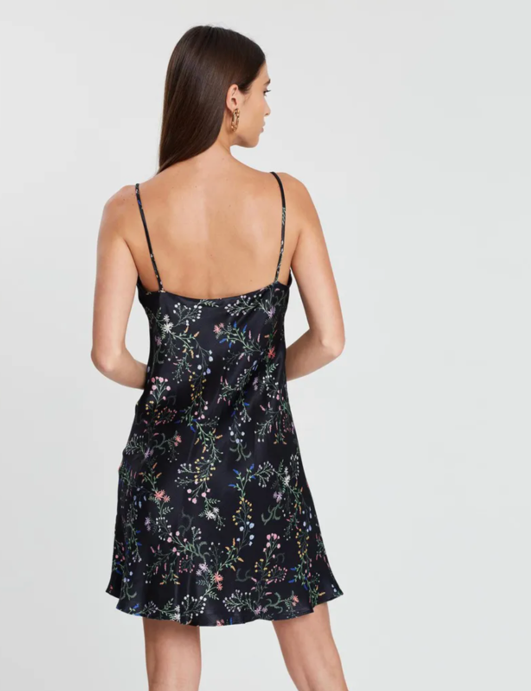 Bec & Bridge Botanica Mini Dress Black Size AU 8 for rent on The Volte - main image