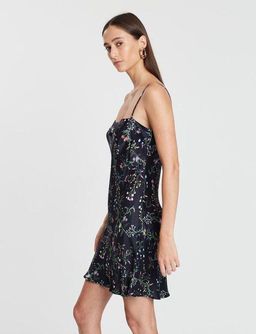 Bec & Bridge Botanica Mini Dress Black Size AU 8 for rent on The Volte - image 2