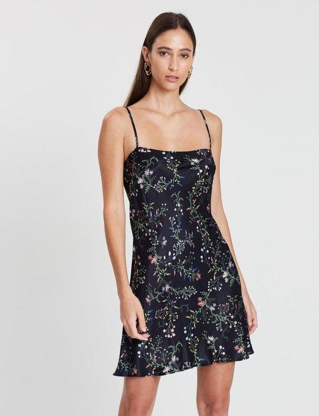Bec & Bridge Botanica Mini Dress Black Size AU 8 for rent on The Volte - main image