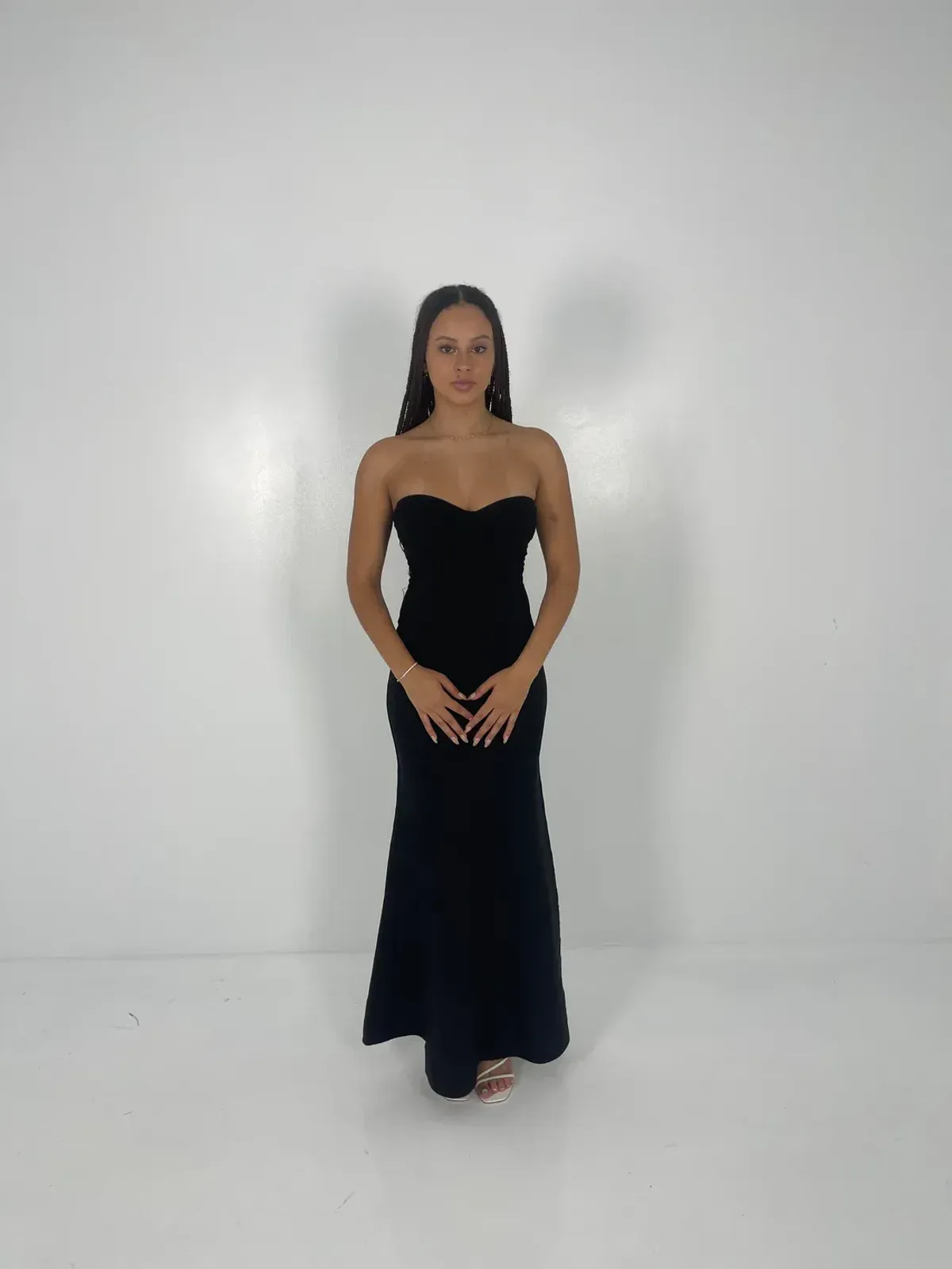 Hervé Léger Black Sara Gown in Black Size XS/AU 6 - Image 1