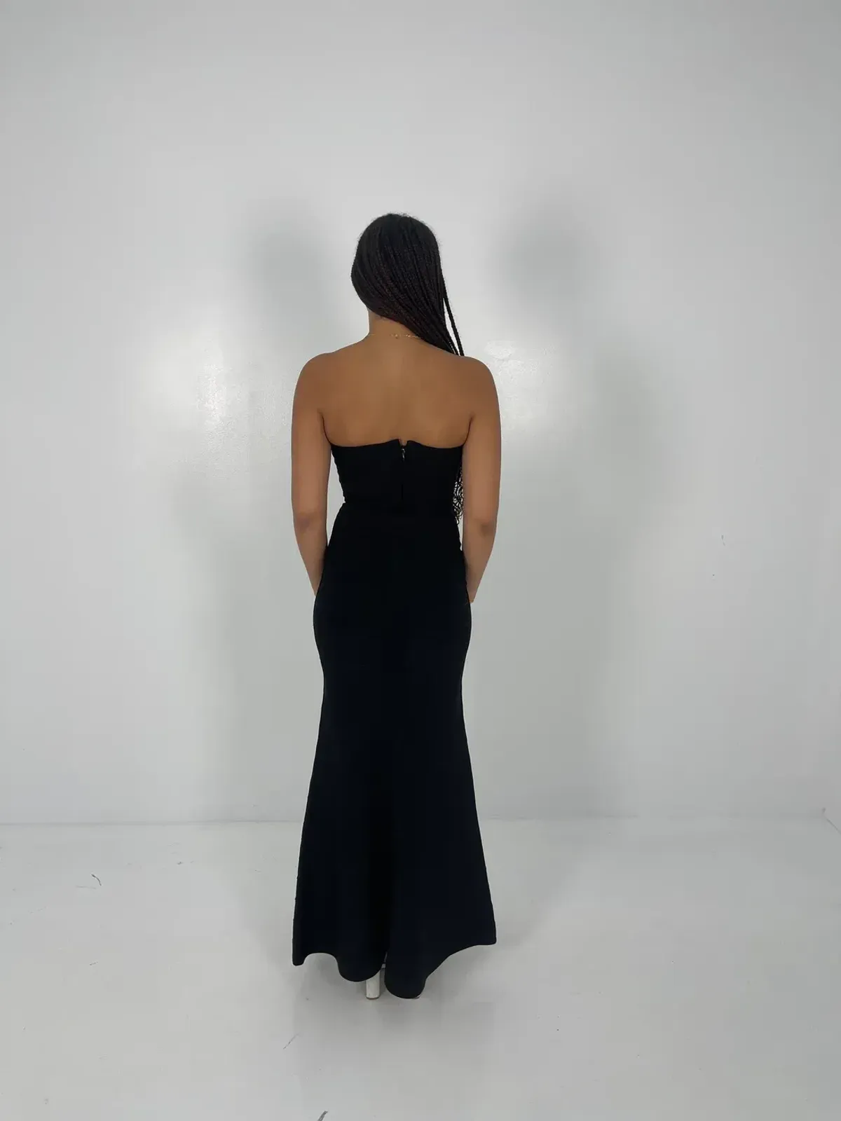 Hervé Léger Black Sara Gown in Black Size XXS/AU 4 - Image 2