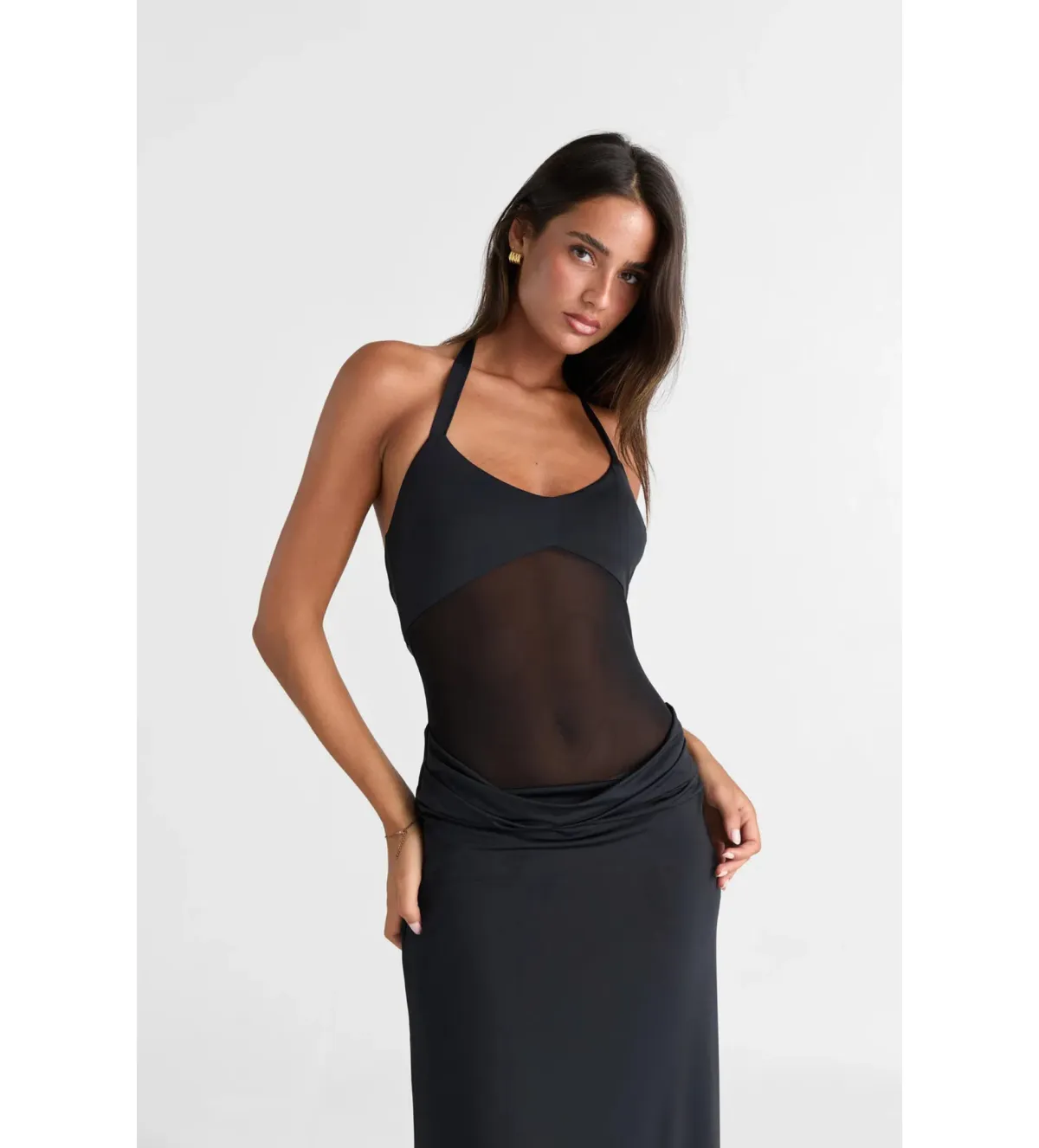 Sasha Therese Sariya Maxi Dress Black Size 6 - Image 2