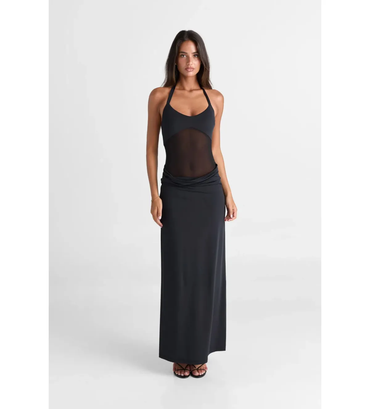 Sasha Therese Sariya Maxi Dress Black Size 6 - Image 1