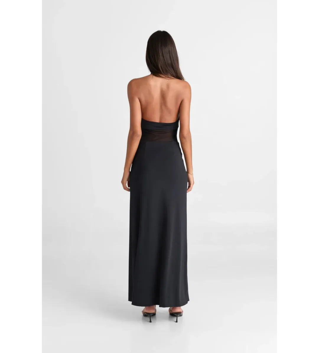 Sasha Therese Sariya Maxi Dress Black Size 6 for rent on The Volte - main image