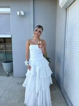 Aje Sunbeam Cosmos Maxi Set White Size 10 for rent on The Volte - image 1