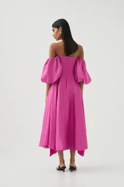 Aje Incarnation Midi Dress Size 10 for rent on The Volte - image 3