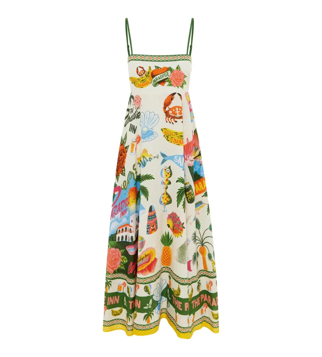 Alemais Paradiso Sundress Multi Size AU 12 for rent on The Volte - main image