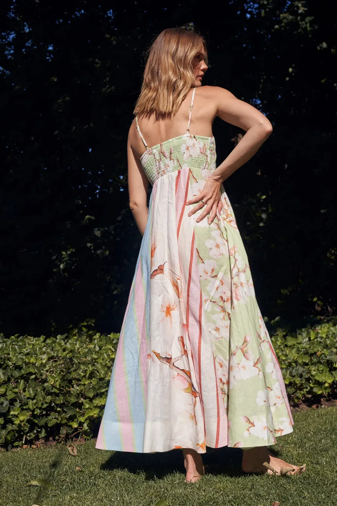 Aston Studio Rue Dress in Hana Multi Size 10 for rent on The Volte - main image