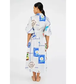 Oroton Picnic Midi Dress Print Size AU 14 for rent on The Volte - image 3