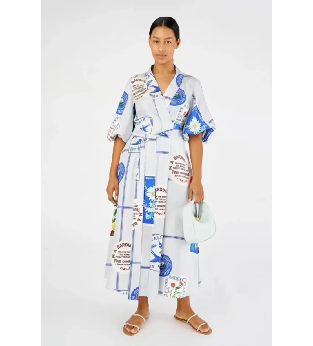 Oroton Picnic Midi Dress Print Size AU 14 for rent on The Volte - main image